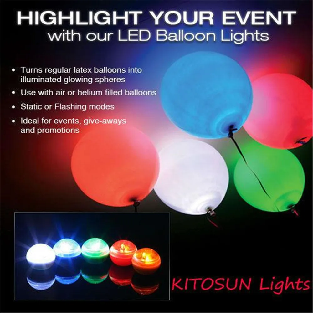 Kitosun-miniluz LED con pilas para fiestas, perlas flotantes de hadas, decoración de boda, bayas LED, 120 unids/lote