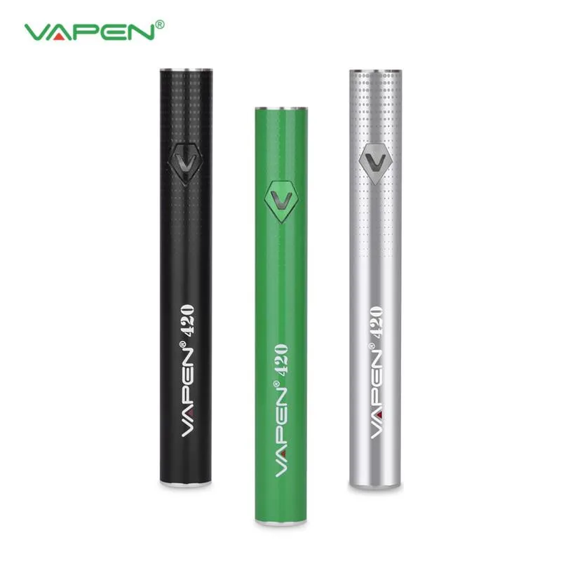 New VAPEN 420 Preheating VV Battery 420mAh Variable Voltage Adjustable Micro USB Charge 510 Thread for Thick Oil Cartridges Tank