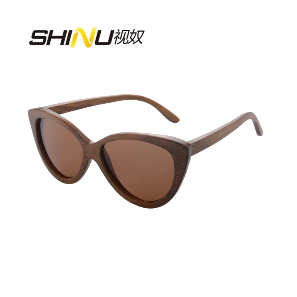 Cat Eye Women Sunglasses Bamboo Sun Glasses Polarized sunglasses women UV400 Protection sunglasses 2021 brand desiger eyeglasses