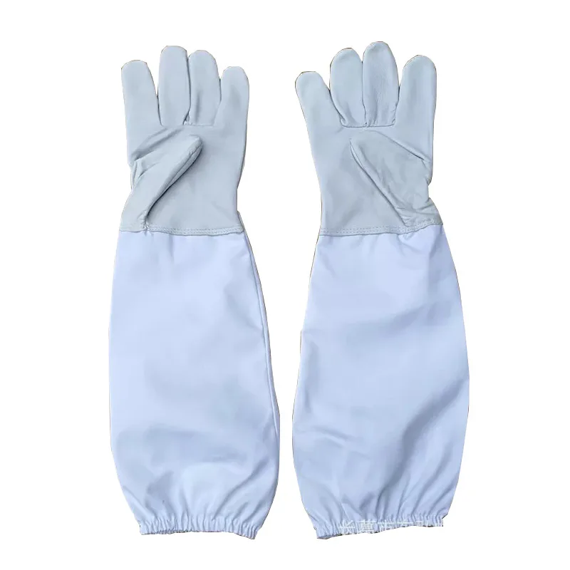 

Beekeeping Tools Really Sheepskin Gloves breathable material Bee Tools Universal Model Canvas gloves We sell cut honey knife