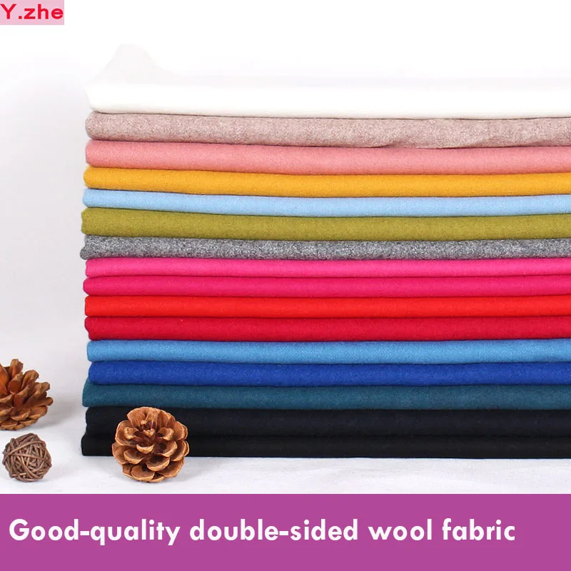 Good ! 150*50cm2pc Wool Fabric Wool/Cashmere Fabric Patchwork Fabric Wool Cloth Fabric Material Diy Sewing Women Man Coat Jacket