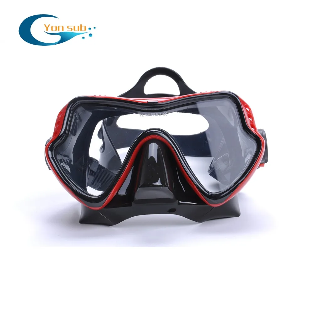 

Yonsub Professional Scuba Diving Mask Snorkel Anti-Fog Goggles Glasses Swimming Snorkel Set Fishing Pool Equipment four colors