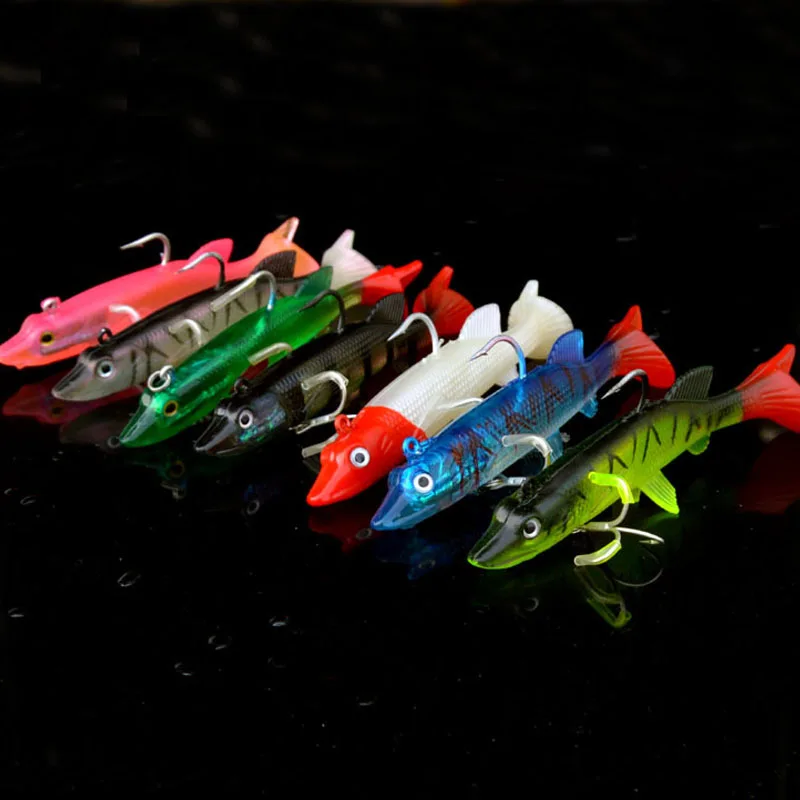 Fishing Soft Lure Lead Fish Jig Head Worm Bait 18g 27g 33g 3D Eye Artificial Sardine Lures 1 Piece Sale