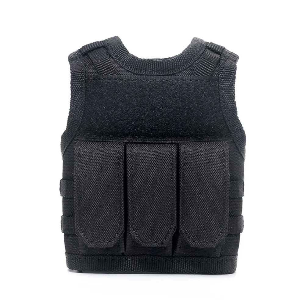 Molle Miniature Vest Drink Bottle Cover EDC Pouch Bag Christmas Gift for Decoration