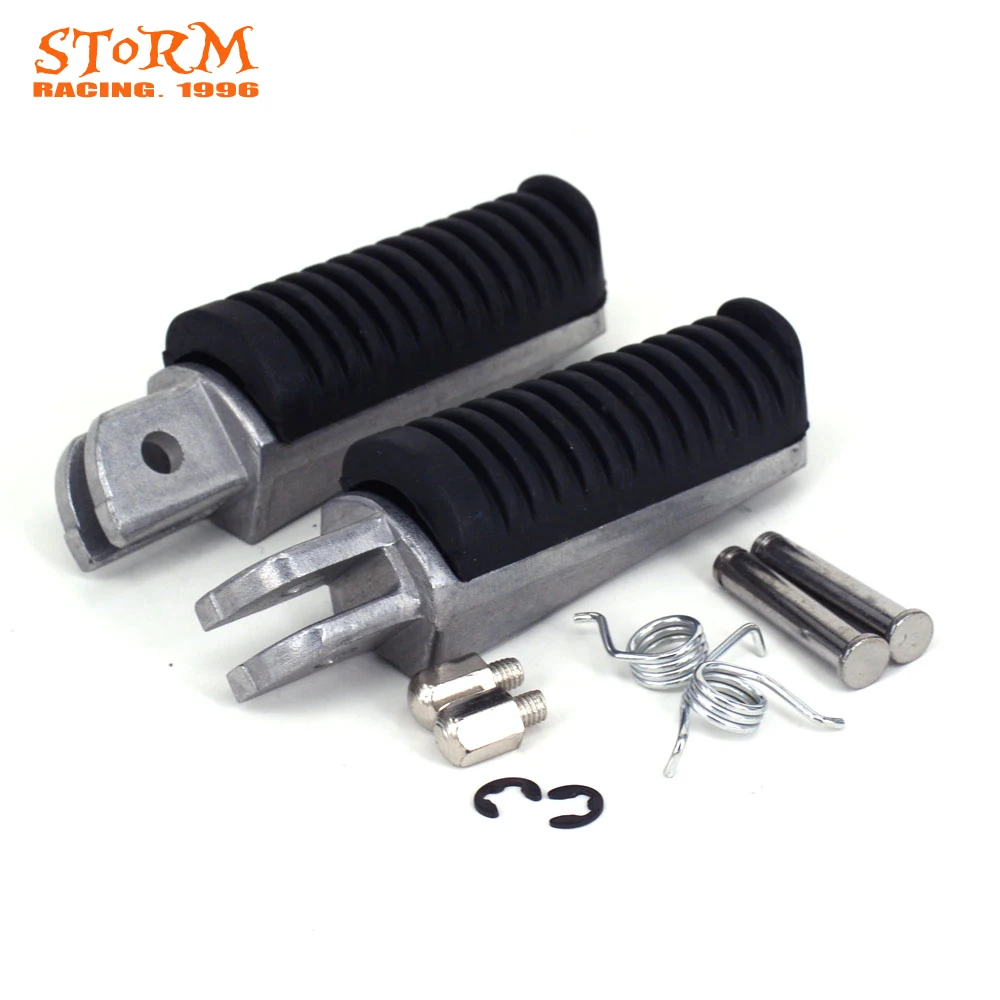 Motorcycle Rear Foot Pegs Footrest Pedals Aluminum For YAMAHA YZF FZR FZ6 FZS TDR XJ MT03 TDM BT FJR XV Fazer 700 FZ6R