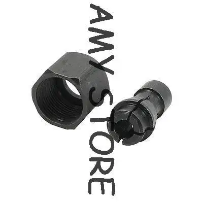 6A 6mm Elektrische Grinder Ersatz PT 35/64 "14mm Gewinde Hex Mutter Collet Set für Ken 9025 Elektrische werkzeug Zubehör