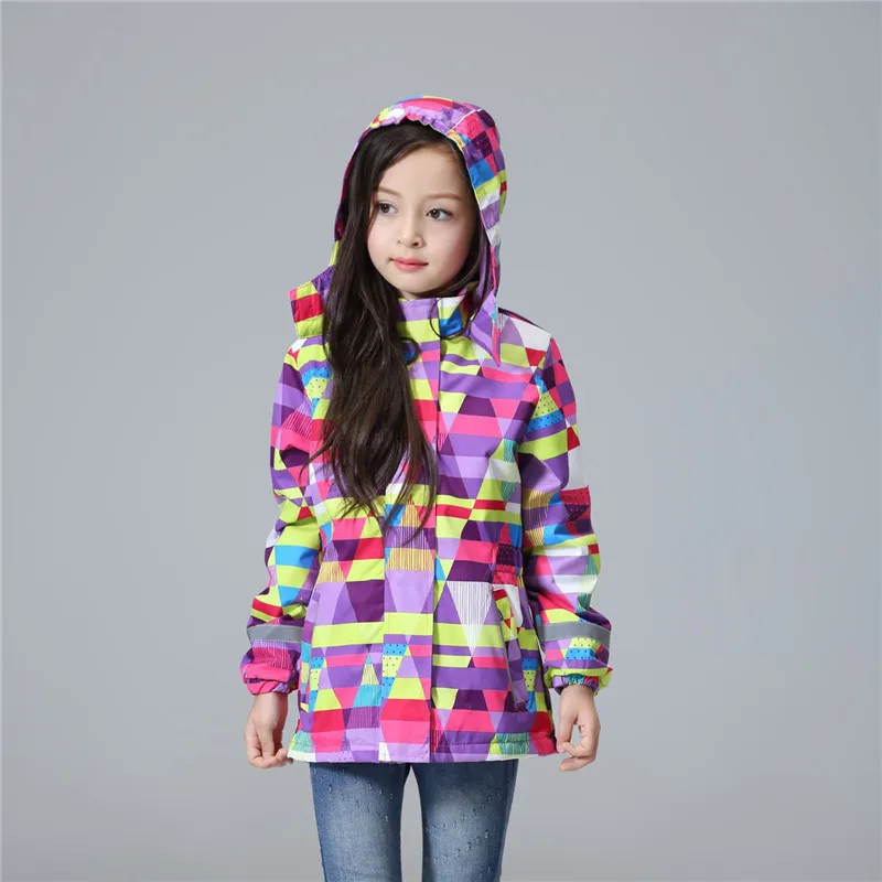 Hot Sales Waterproof Windproof Children Outerwear Baby Girls Jackets Child Coat Warm Polar Fleece For 3-12T Spring Autumn Winter