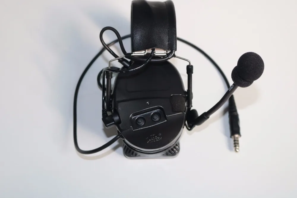 TAC-SKY COMTA I Silicone Earmuff Version Noise Reduction Pickup Headset -BK