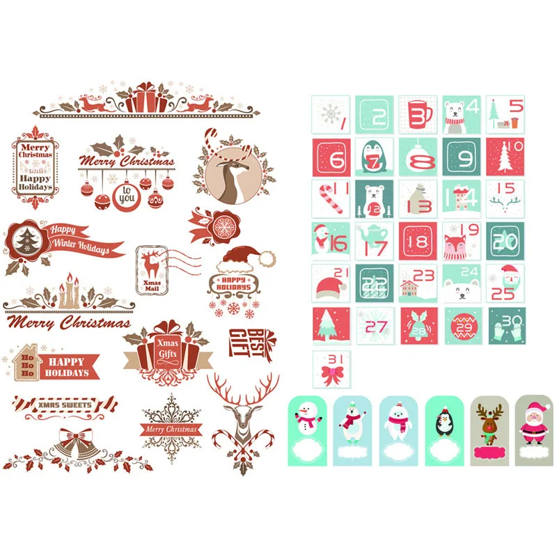 1 PCS Xmas Sweet Holiday Gift Kawaii Christmas Stationery Cute Notebook Sketchbook Dairy Planner Stickers School Office Decor