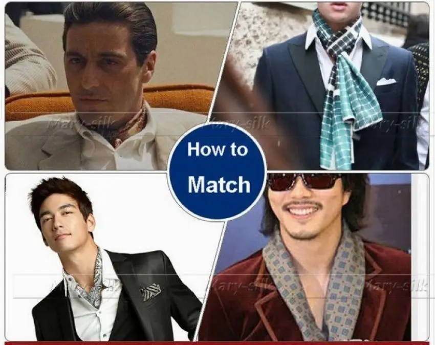 Mens 100% Silk  Long  Scarf  Cravat  Scarives  Layer --- For Spring  Autumn Winter