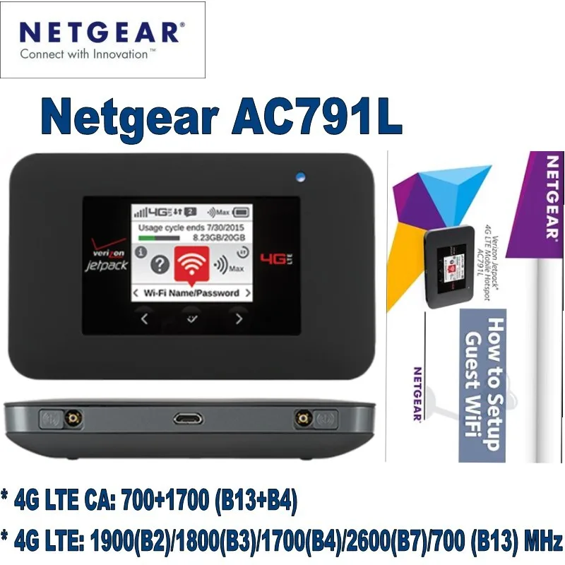 Netgear Verizon Jetpack 4G LTE Mobile Hotspot AC791L Plus antenne