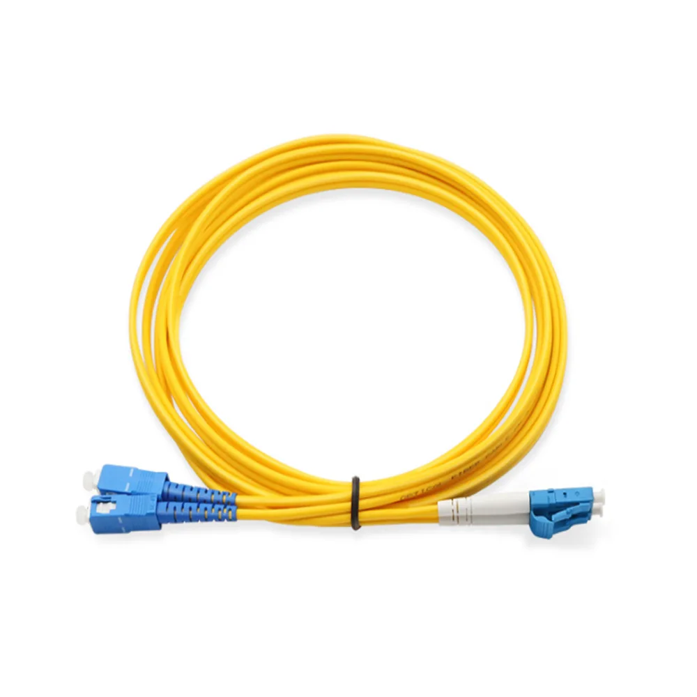 Cable de conexión de fibra óptica SM, accesorio prémium 3M piezas SC Duplex 9/125, venta al por mayor, 10 SC-LC