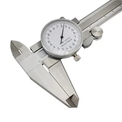 Dial Calipers 0-200mm for 0.02mm Vernier Caliper Gauge Shockproof Measuring Tool High Precision Caliper With Table