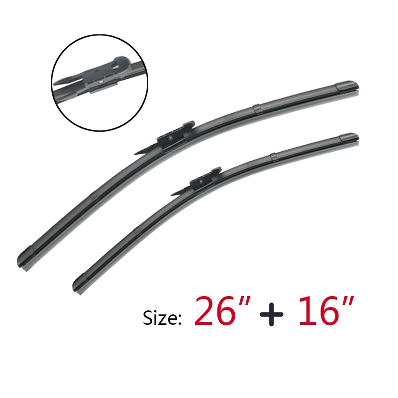 APPDEE Wiper Front Rear Wiper Blades Set For Opel Corsa D 2006-2014 Windshield Windscreen Front Rear Window 26