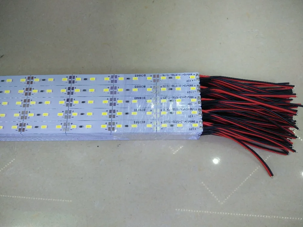 10pcs*50cm Factory Wholesale DC12V 36 SMD 5630 LED Hard Rigid LED Strip Bar Light,supper bright for decoration Showcase