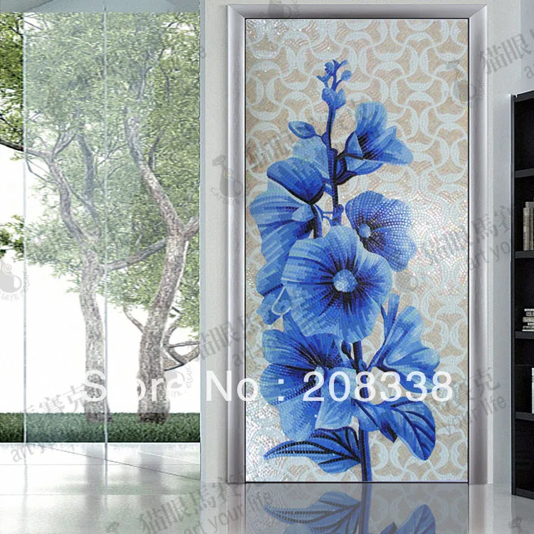 Glass Mosaic Tile Modern Art Wall Mural