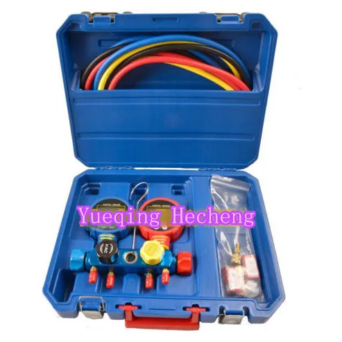 

New Digital Testing Manifolds Gauge Kit 4 Valve WK-6884