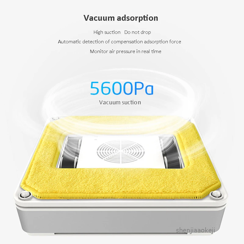 Window Vacuum Cleaner Smart window cleaning robot Remote Control High Suction Anti-Falling Washer Robot Sweeper 220V  75W