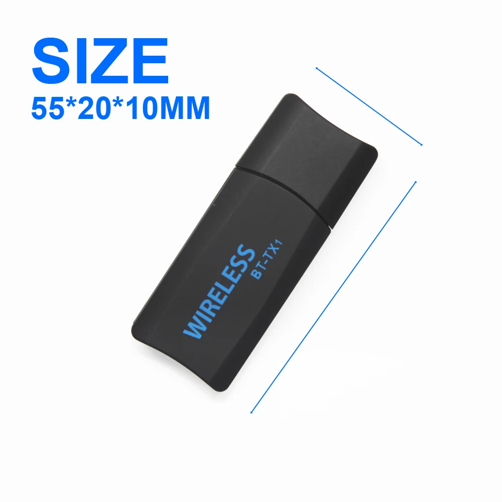 Trasmettitore Bluetooth VAORLO Audio Stereo portatile 4.2 adattatore USB Wireless per TV PC Computer a cuffie/altoparlanti Bluetooth
