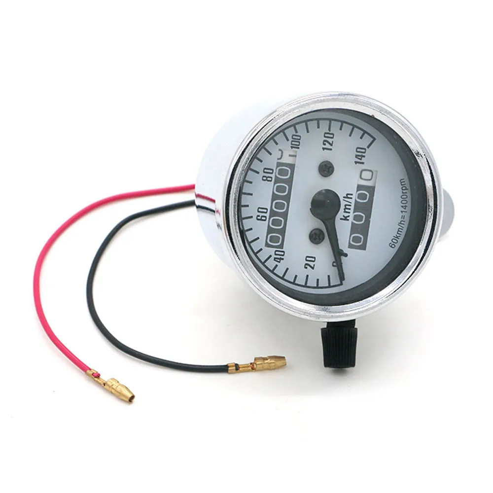 

Universal Motorcycle Speedometer Odometer 12V Motorcycle Dual Speed Meter with LED Indicator Speedometer Motorcycle
