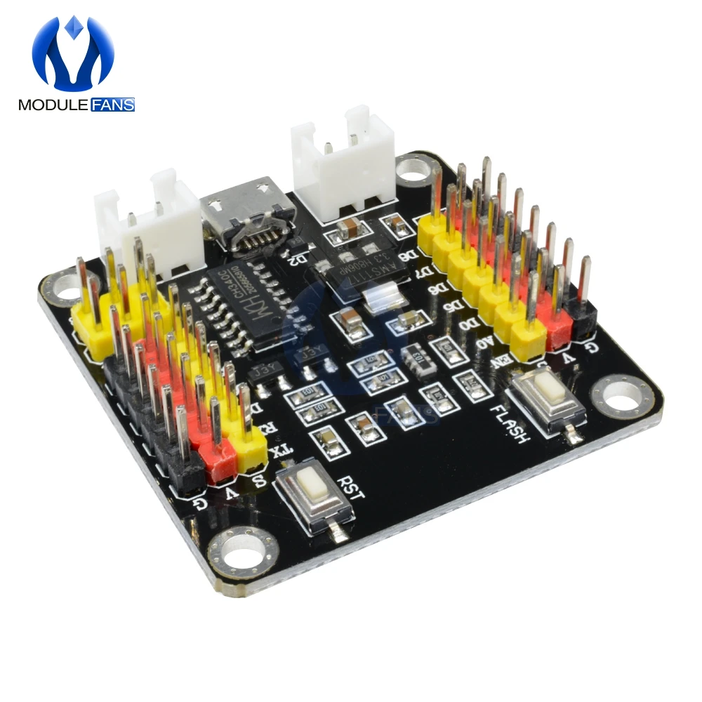 ESP8266 ESP-12 ESP12 ESP-12E CH340 CH340G Wireless Wifi Development Board MCU UART SPI Antenne für Arduino NodeMCU Micro USB – Detail 5