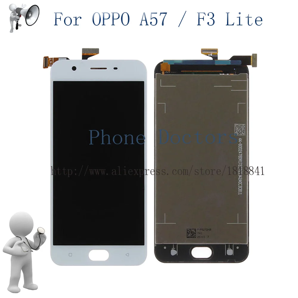 5.2 "Dành Cho OPPO A57 A57M Full Màn Hình Hiển Thị LCD + Tặng Bộ Số Hóa Cảm Ứng Dành Cho OPPO F3 Lite Màn Hình LCD Thay Thế các Bộ Phận