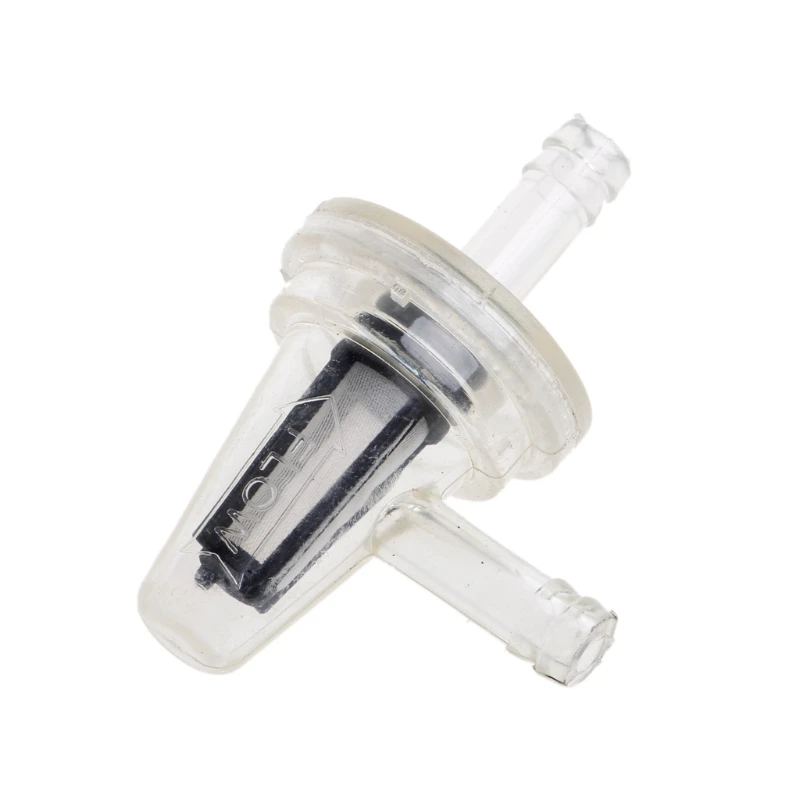 1x Universal Motorcycle Right Angle Inline Fuel Filter 1/4\