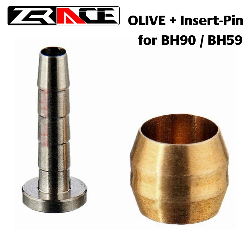 ZRACE Insert Set for SM-BH90 / SM-BH59 Brake Hose (OLIVE + Insert-Pin) hydraulic hose inserts hose fitting for BH59 BH90 hose