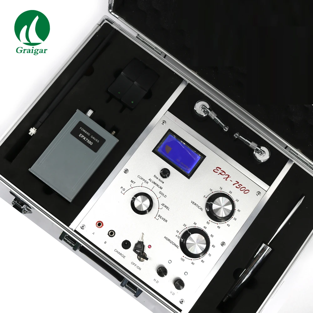A Wide Range Of Great Depth EPX7500 Underground Metal Detector For Gold, Silver, Copper, P.G, Tin, Aluminum And Jewel