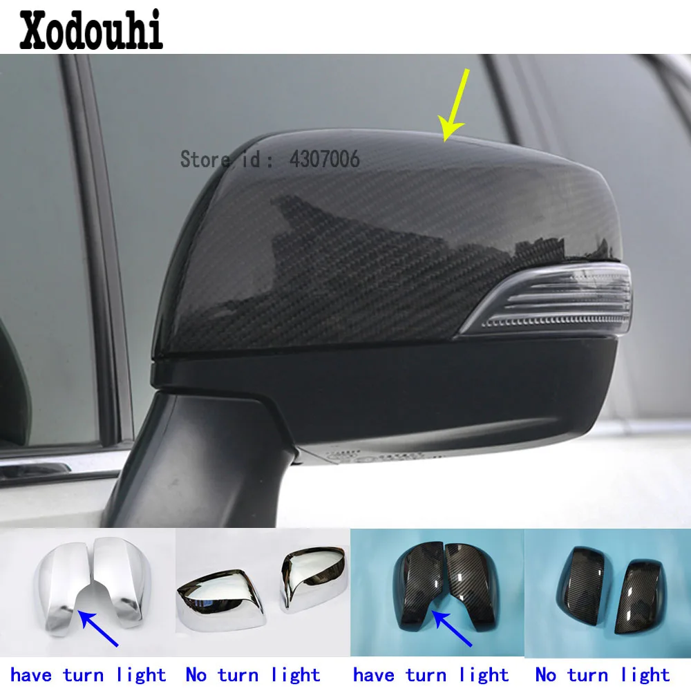 For Subaru Outback 2015 2016 2017 2018 Car Eyebrow Body Back Rear View Rearview Side Mirror Stick Trim Frame Lamp Hoods 2PCs