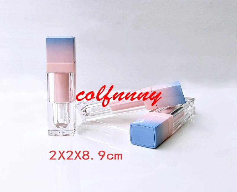 

100pcs/lot 3.5ml Empty Gradient Lip Gloss Tube, Elegant High Grade Lip Gloss Tube, Fashion DIY Gradient Lip Gloss Container