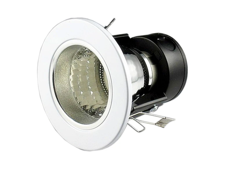 3 cale E27 biała okrągła wpuszczane oświetlenie sufitowe obudowa 110mm uchwyt na Downlight do żarówki e27