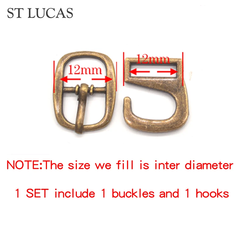 8 sets metal buckle with 9 hooks for Mending shoes bag Belt Buckles decoration DIY shoes Accessories Sewing