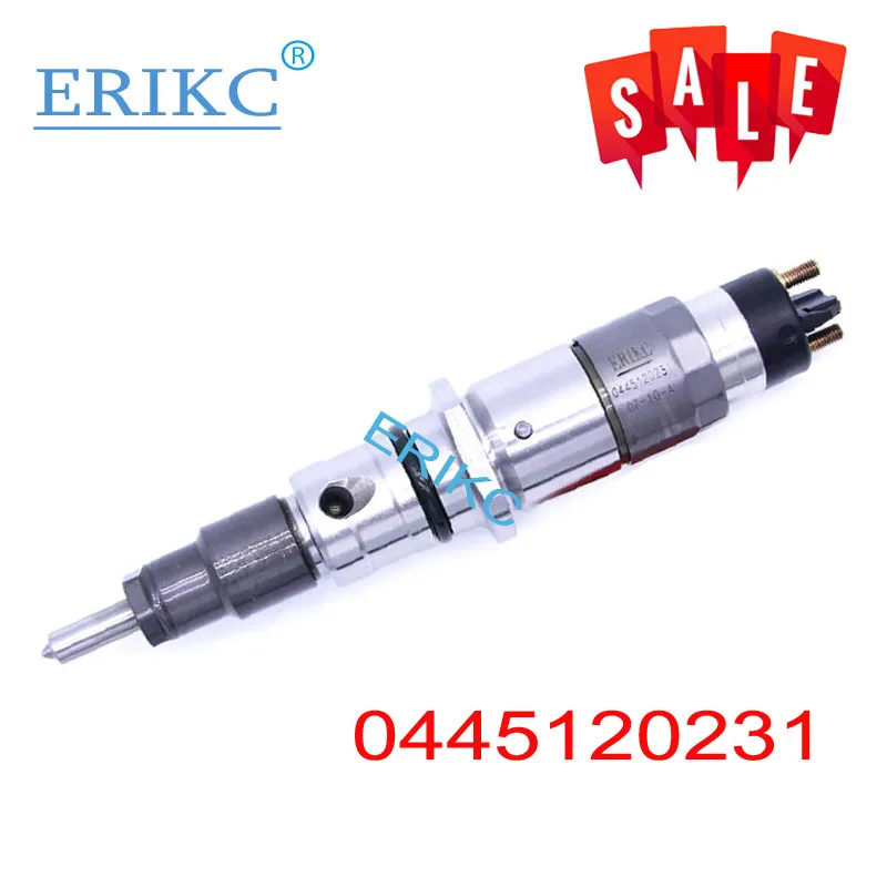 

ERIKC 0445120231 Diesel Engine Common Rail Injector 0445 120 231 Auto Complete Injection Fuel Nozzle 0 445 120 231 for CUMMINS