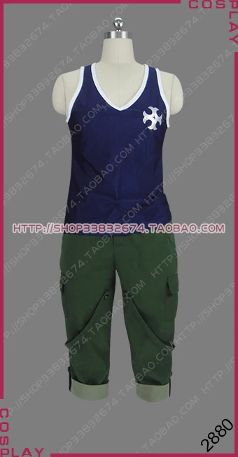 

Fairy Tail Movie: Dragon Cry Gray Fullbuster New Version Outfit Cosplay Costume S002