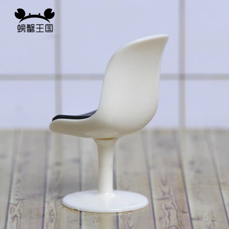 10pcs 1/20 1/25 1/30 Model Stool Office Chair Miniature Dollhouse Furniture Interior Scene Decoration Architecture Accessories