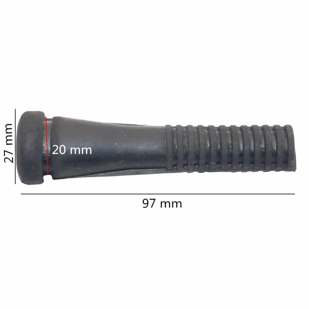 25 pcs Rubber Plucking Fingers Black 2.0cm Diameter Slot Hair Removal Machine Chickens Ducks Bird Poultry Shed Stick