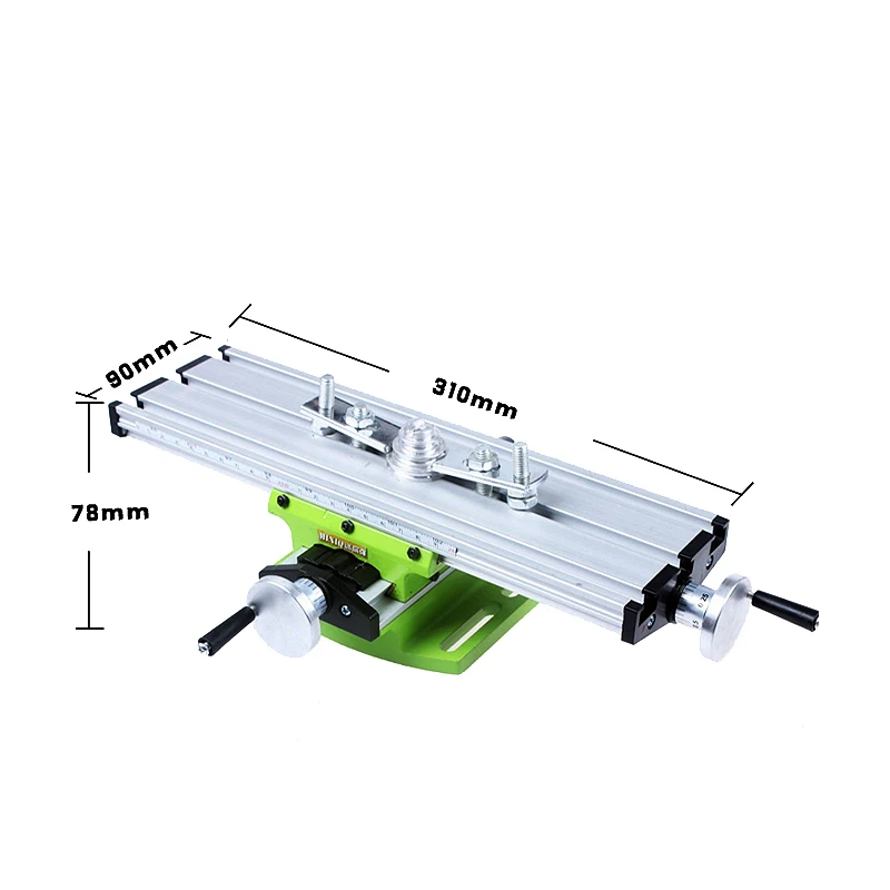 

2 Axis CNC Multifunction Mini Working Table Bench Vise Bench Woodworking Drill Milling Machine Stent