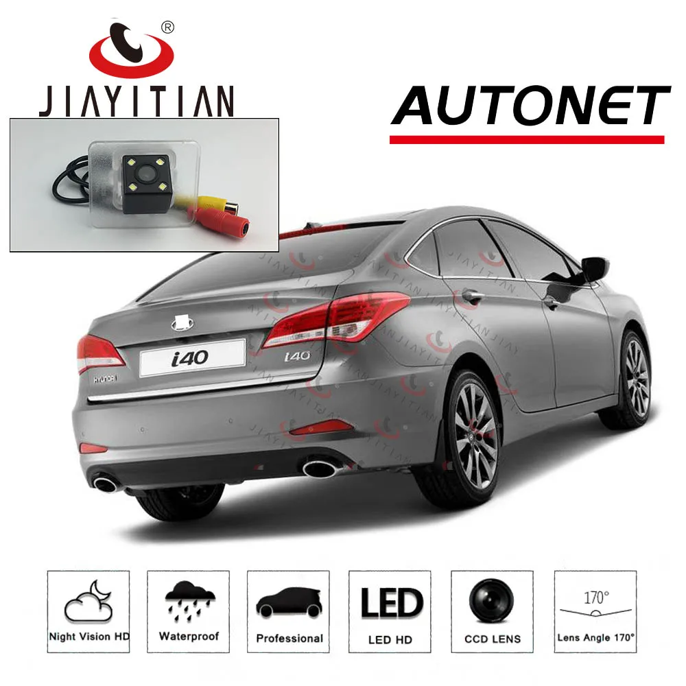 

JiaYiTian rear view camera For Hyundai i40 I40 Sedan 2012 2013 2014 2015 2016 2017 2018 CCD Backup camera reserved hole Camera