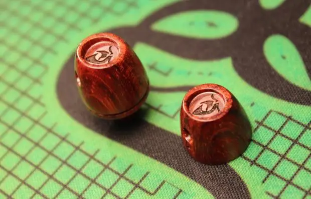 목재 로즈 우드 이어폰 쉘, 11mm