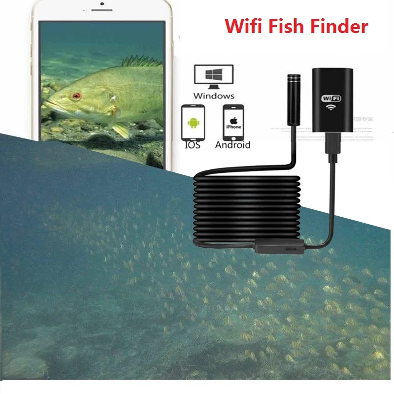 

Wireless WIFI Fishing Finder HD Night Vision Camera Underwater 10m 15m Fishing Camera for Smart Android iOS Phone