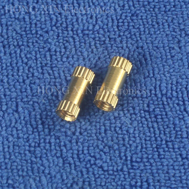 500Pcs/set Insert Embedment Nuts Injection Molding Nut Brass Insert Knurled Nuts Knurling Tool Embedded Parts Fastener