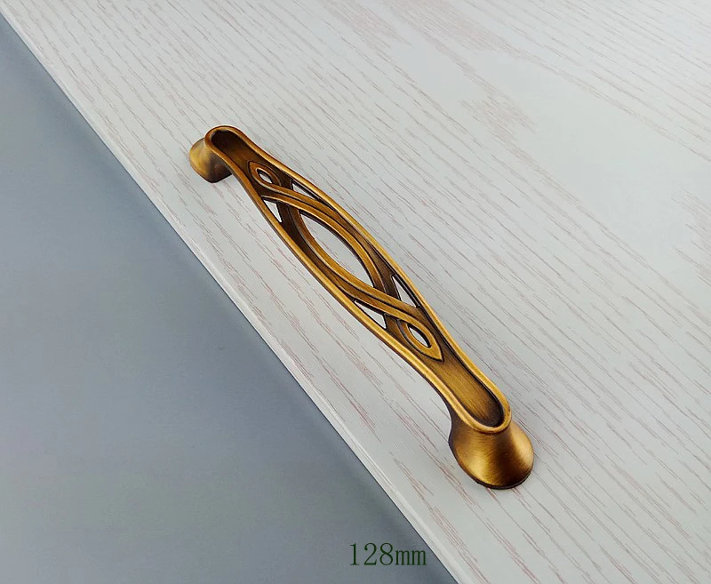 Classic Antique Coffee Handle For Furniture Kitchen Cabinets Door Drawer Knobs Wardrobe Cupboard Dresser Push Pulls Handles