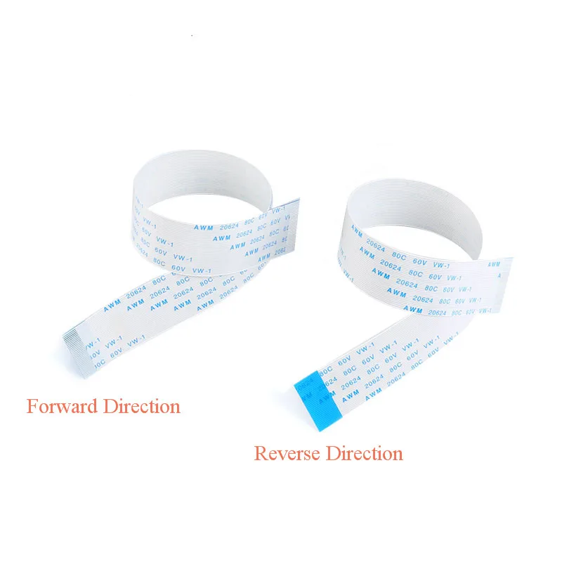 10 PCS 6 Pin FPC/FFC ริบบิ้นสายแบนแบบยืดหยุ่น 0.5 MM Pitch 6/10/15 /20/25/30/40 ซม. ความยาวย้อนกลับสายแบน