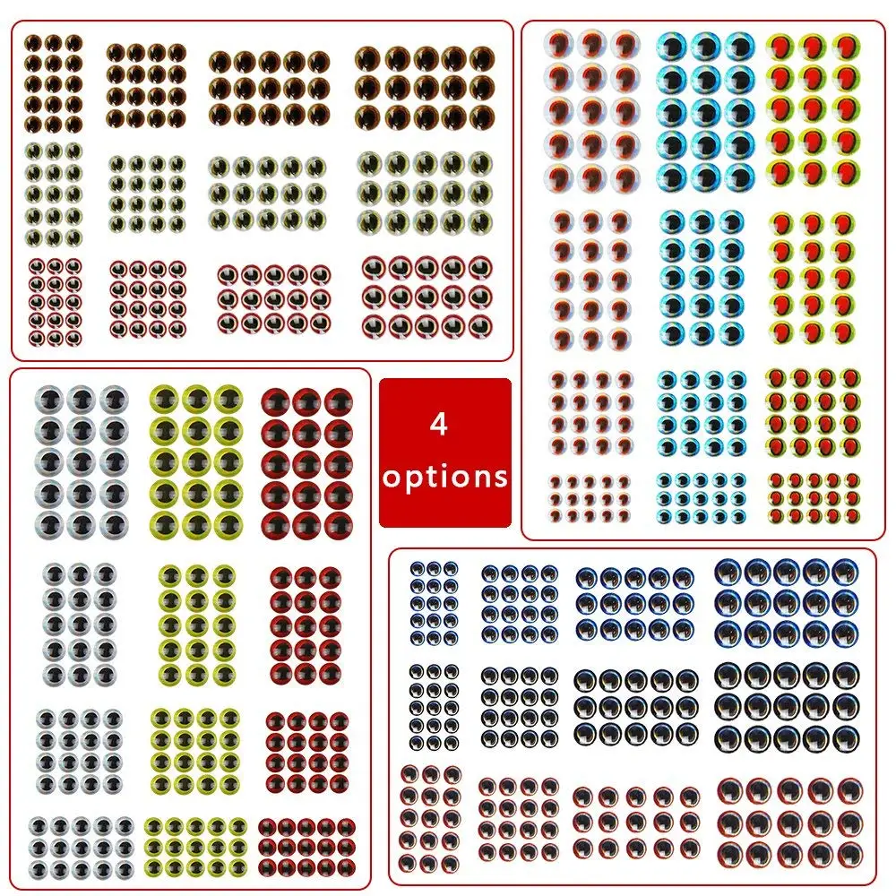 Ojos de señuelo holográficos 3D – Tallas de 3mm a 6mm - imagen 3