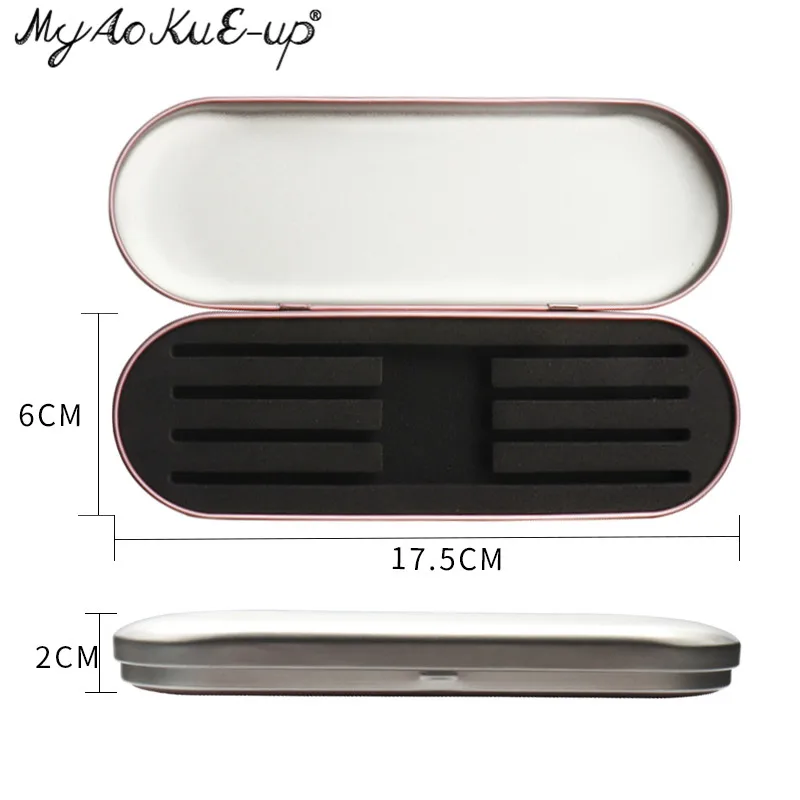 Eyelashes Tweezers Storage Box For Eyelash extension Activated Sealed Storage Container eyelash tweezers case Makeup Tools