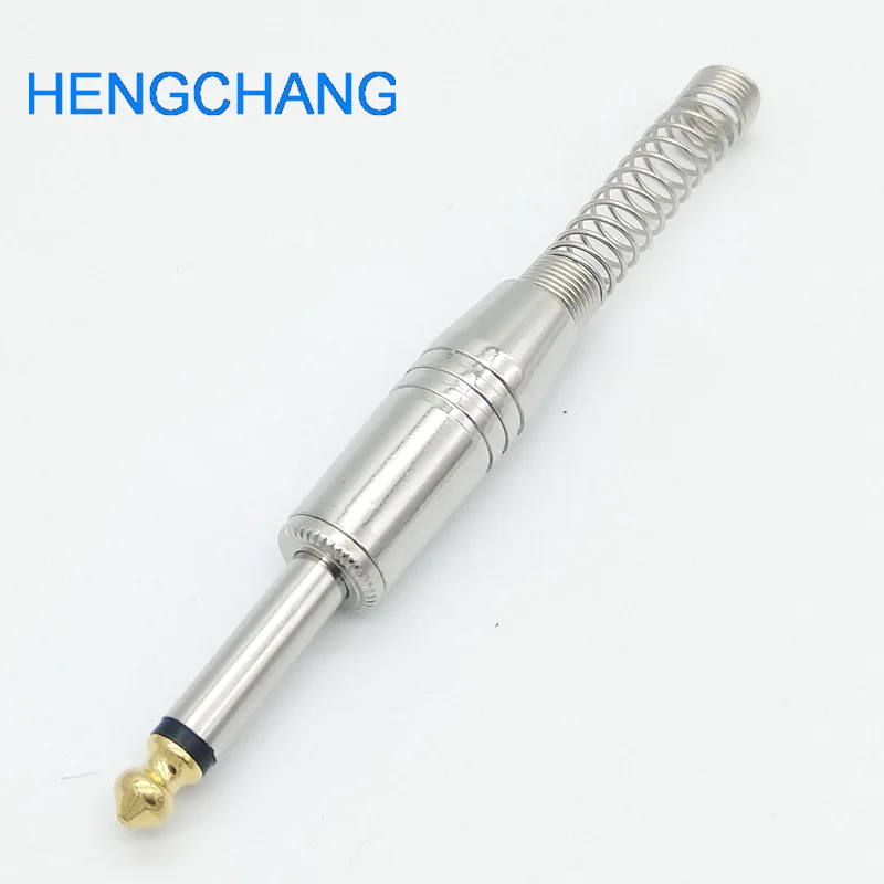 2 pole 6.35 มม. ตัวเชื่อมต่อ 1/4 6.35 มม.