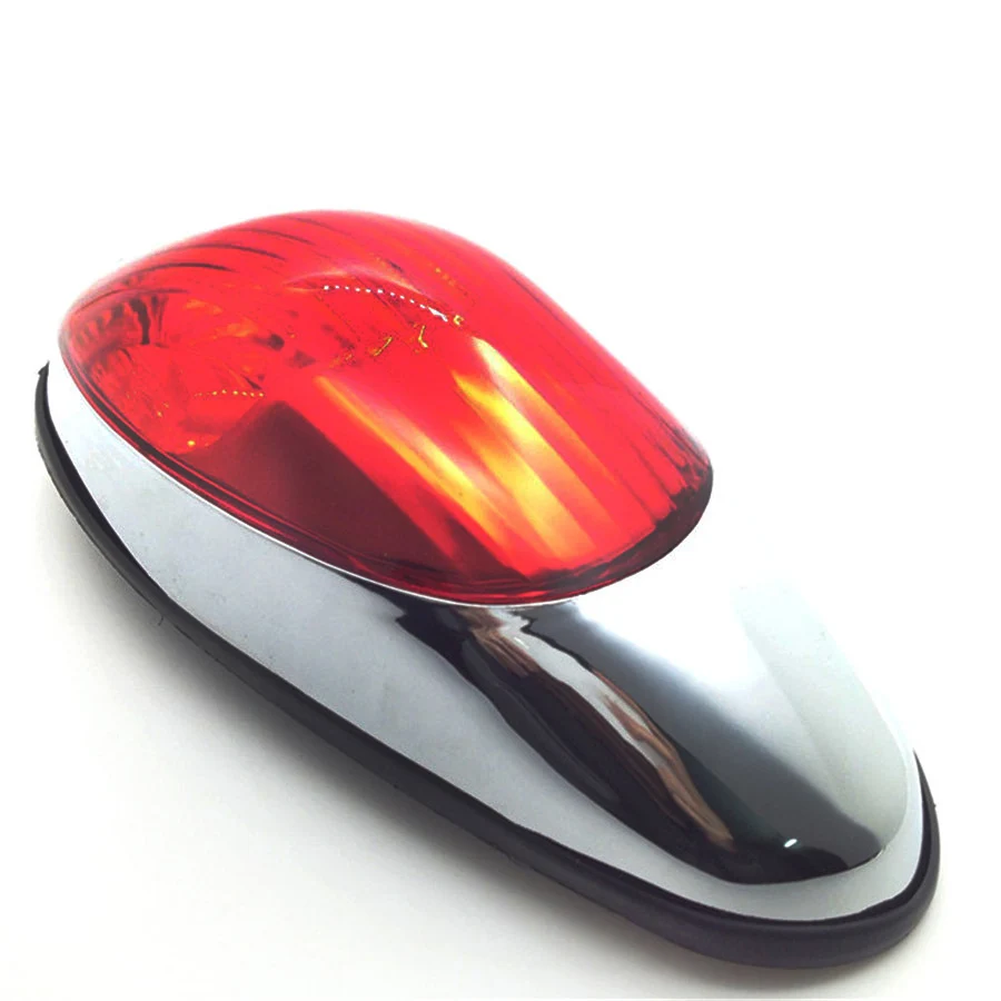 For Suzuki Kawasaki Honda Cafe Racer Choppers Motorcycle Running Light Rear Tail Lamp Universal Scooter Brake Indicator