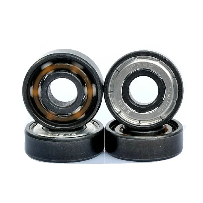 6 Beads White Ceramic BSB SWISS White Ceramic 608 Bearing, For Slalom Inline Speed Skates Patin Durable Stable 16pcs