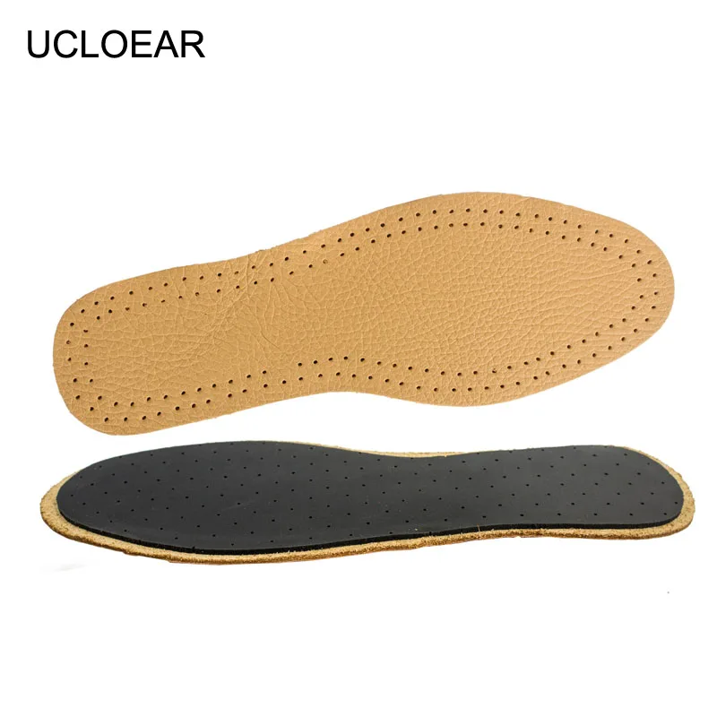 UCLOEAR Sport Breathable Insoles Comfortable Outdoor Shoes Pads Running Soft Insole Leather Emulsion insoles For Shoes